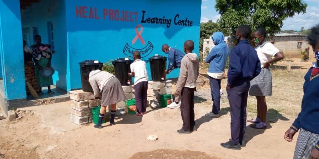 Handwashing outside the classroom